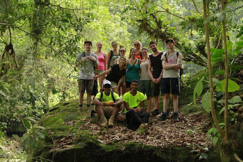 Imagen de grupo en Ciudad Perdida